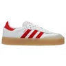 Adidas SambaE White Better Scarlet Gum