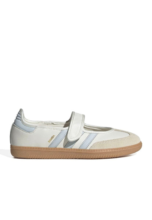 ADIDAS SAMBA JANE WOMEN'S SNEAKER COLOR : Cloud white Halo Blue