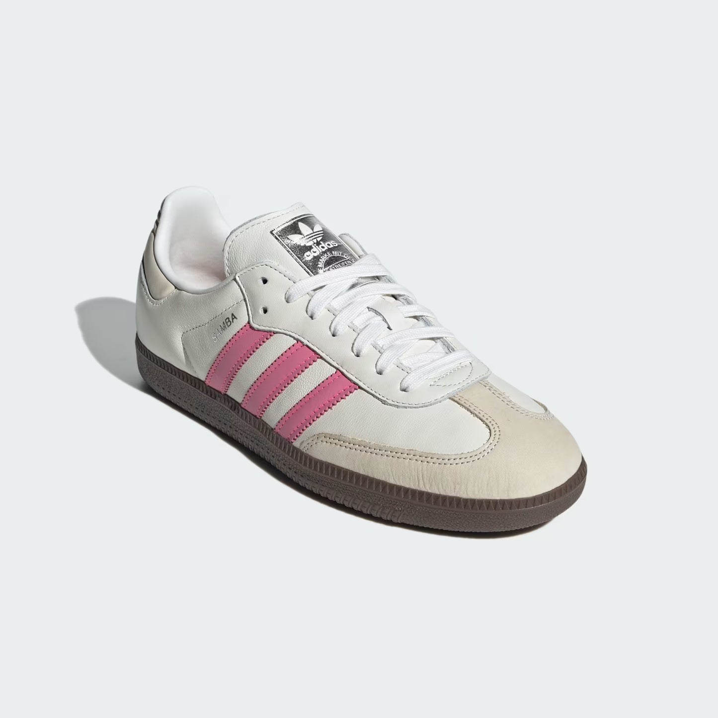 Adidas Samba White Light Beige Coral PInk OG