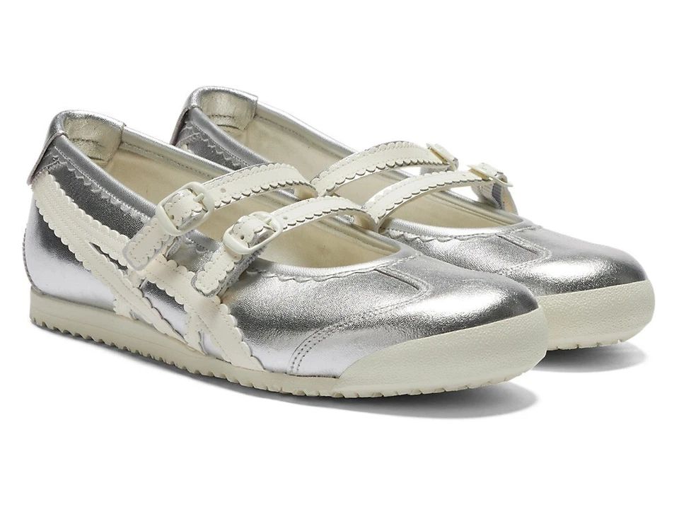 Onitsuka Tiger MEXICO 66 TGRS Mary Janes Silver
