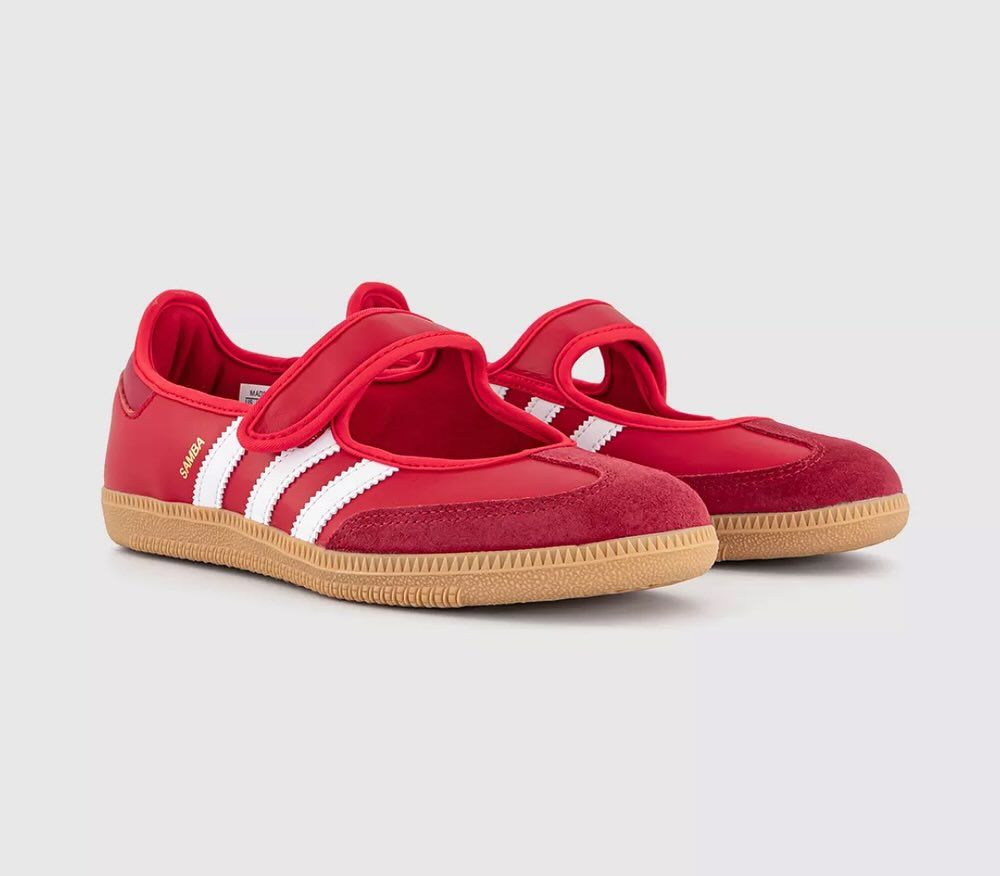 ADIDAS SAMBA JANE WOMEN'S SNEAKER COLOR : Scarlet Gum