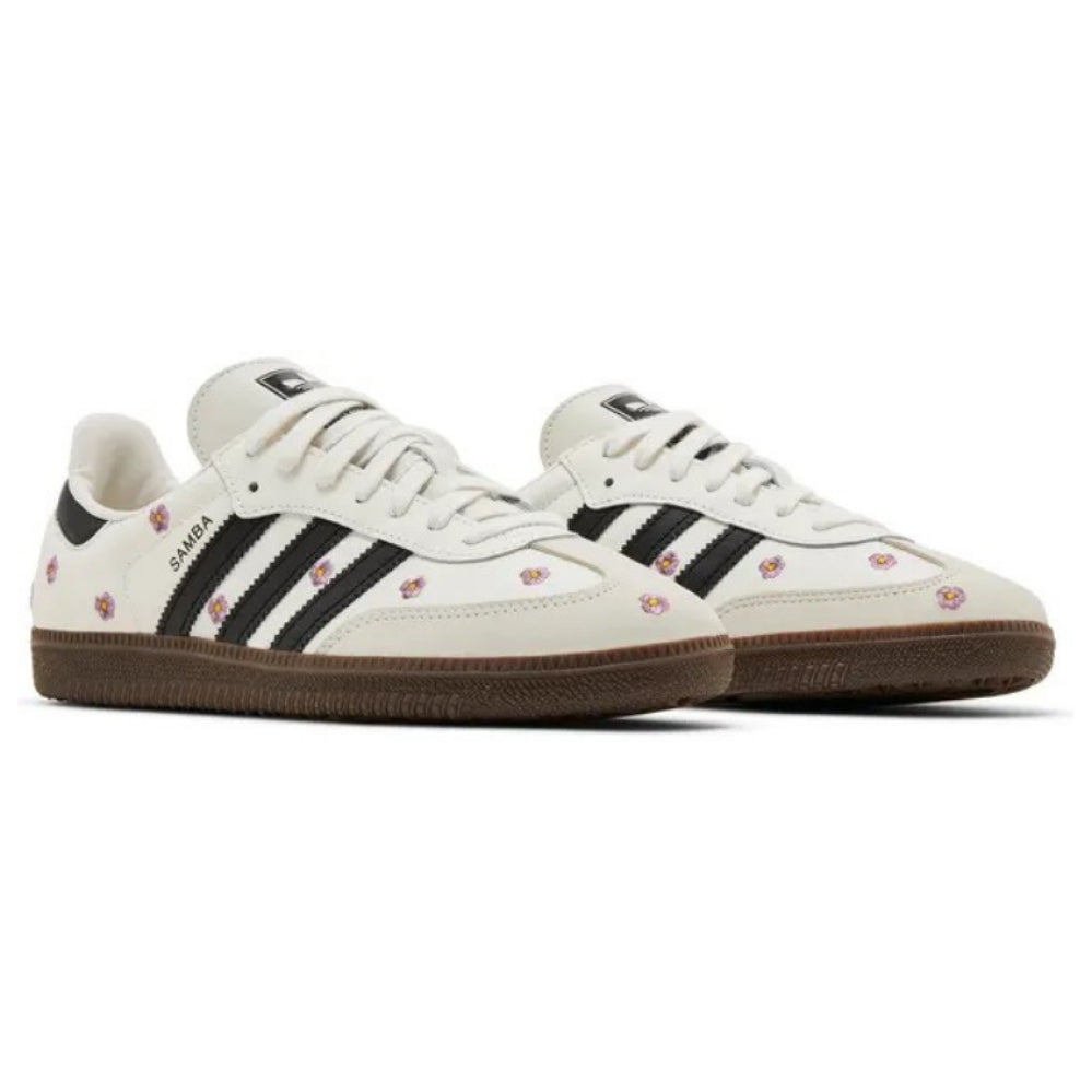 Adidas Samba White Floral