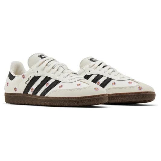 Adidas Samba White Floral