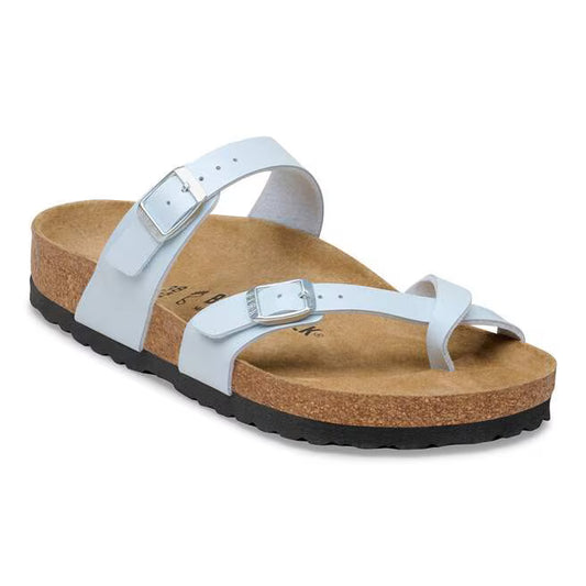 BrikenStock Mayari Birko-Flo Pearl White