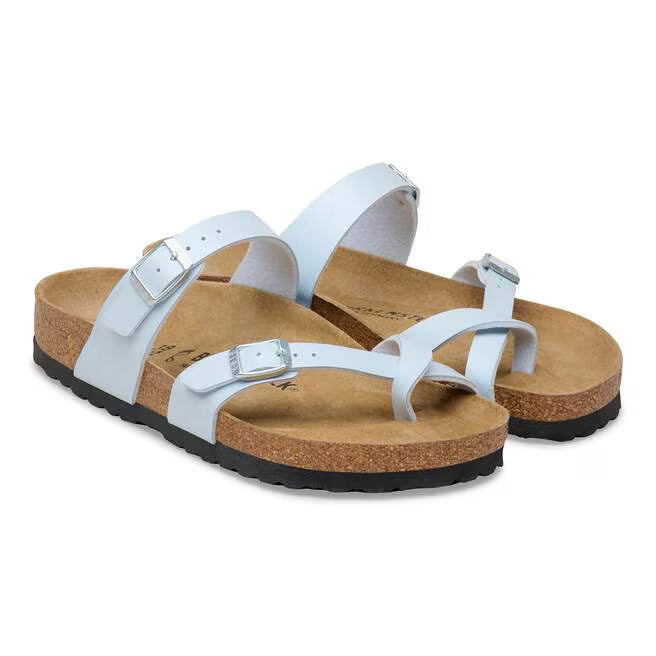 BrikenStock Mayari Birko-Flo Pearl White