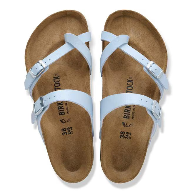 BrikenStock Mayari Birko-Flo Pearl White