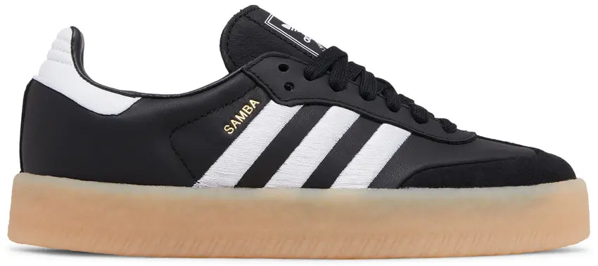 Adidas SambaE Black White Gum