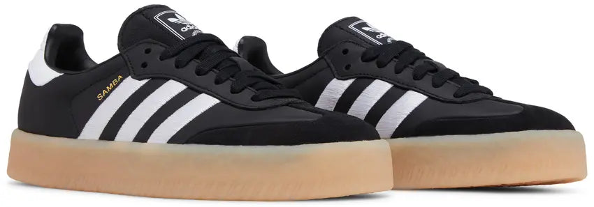 Adidas SambaE Black White Gum
