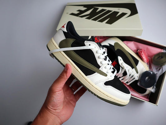 Nike Jordon 1 Flat Travis Scott Olive