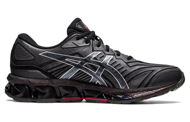 Asics Gel-Quantum 360 VII Black With Gray Red Accents