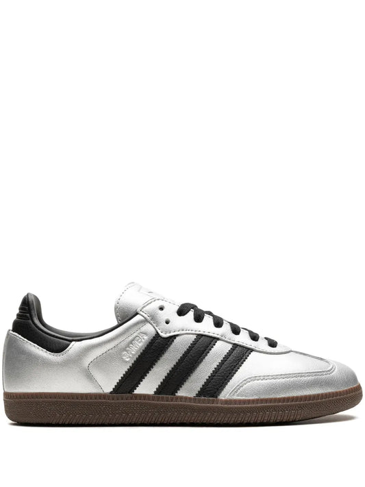 Adidas Samba Silver Metallic Black Gum