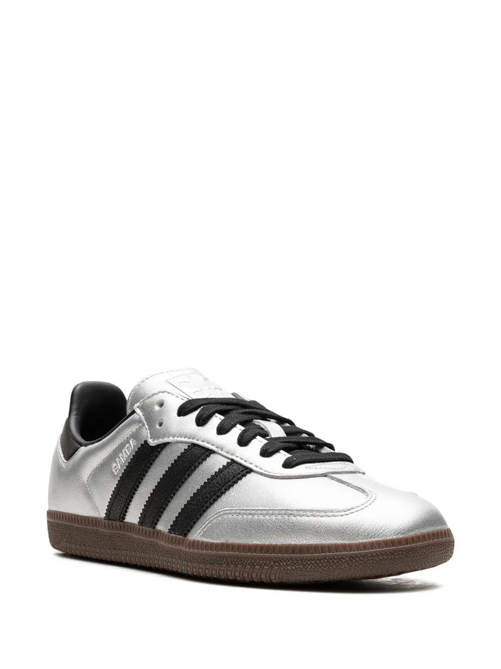 Adidas Samba Silver Metallic Black Gum
