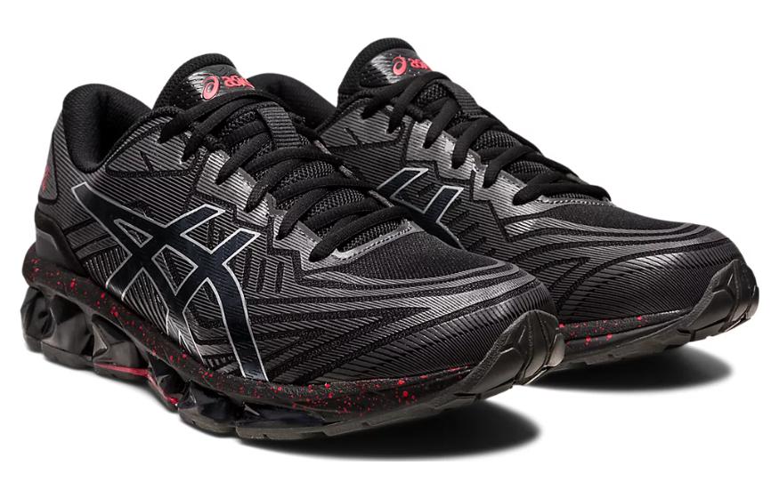 Asics Gel-Quantum 360 VII Black With Gray Red Accents