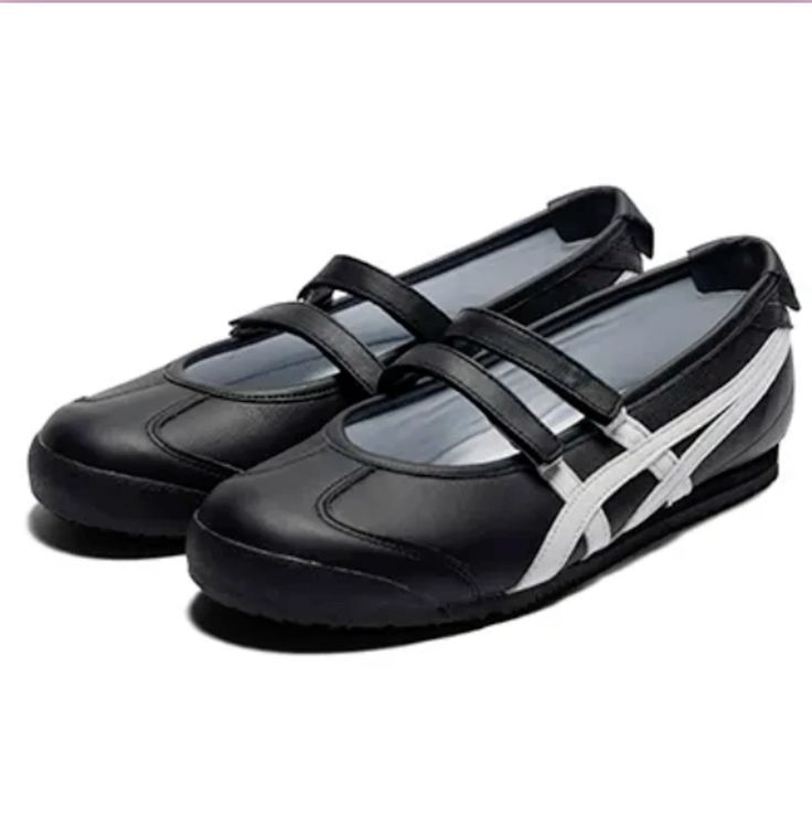 Onitsuka Tiger MEXICO 66 TGRS Mary Janes Black White