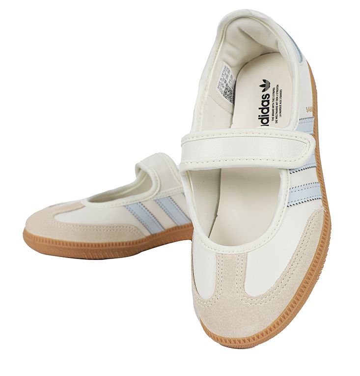 ADIDAS SAMBA JANE WOMEN'S SNEAKER COLOR : Cloud white Halo Blue