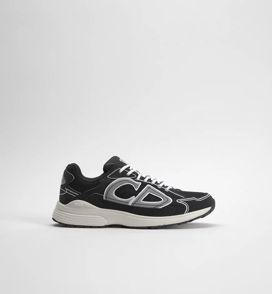 Dior B30 White Mesh Black White