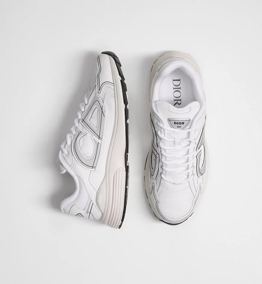 Dior B30 White Mesh White