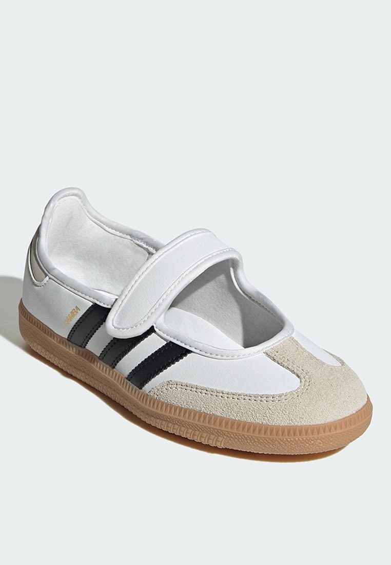 ADIDAS SAMBA JANE WOMEN'S SNEAKER COLOR: WHITE/ BLACK