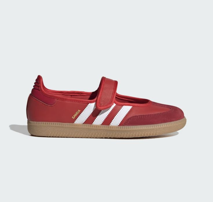 ADIDAS SAMBA JANE WOMEN'S SNEAKER COLOR : Scarlet Gum