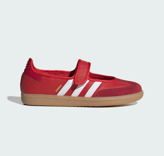ADIDAS SAMBA JANE WOMEN'S SNEAKER COLOR : Scarlet Gum