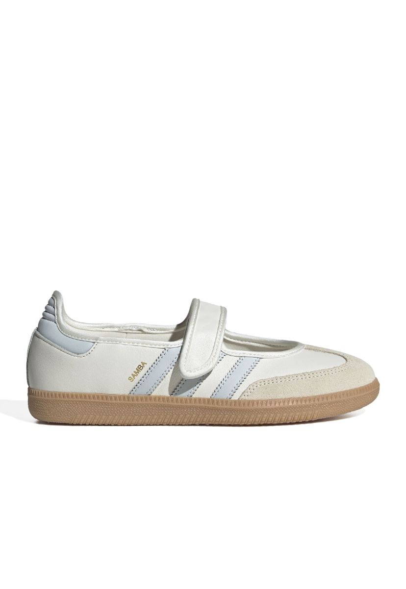 ADIDAS SAMBA JANE WOMEN'S SNEAKER COLOR : Cloud white Halo Blue