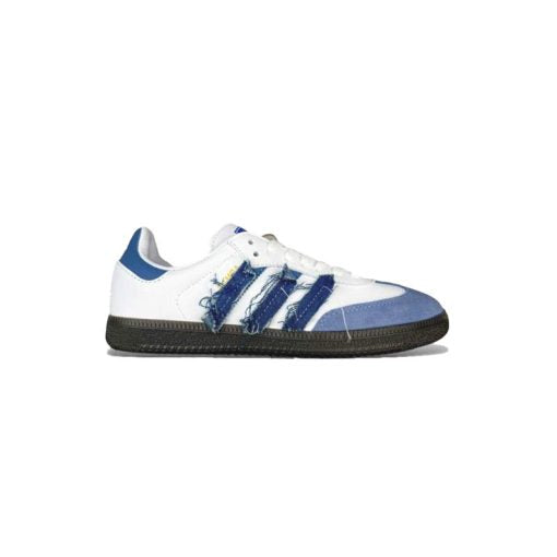 Adidas Samba White With Blue Denim Jeans OG