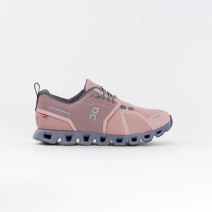 On RunnIng Cloud 5 Waterproof PInk Blue