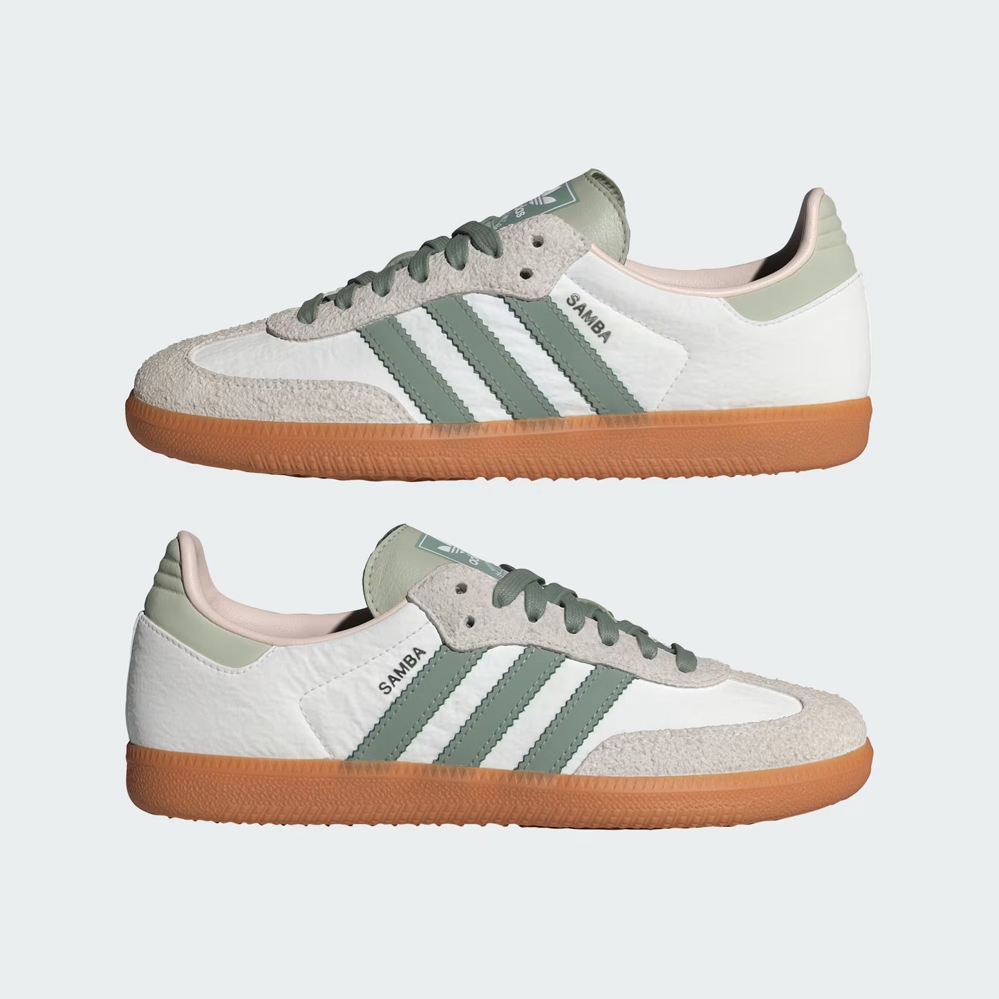 Adidas Samba Silver Green Putty Mauve OG