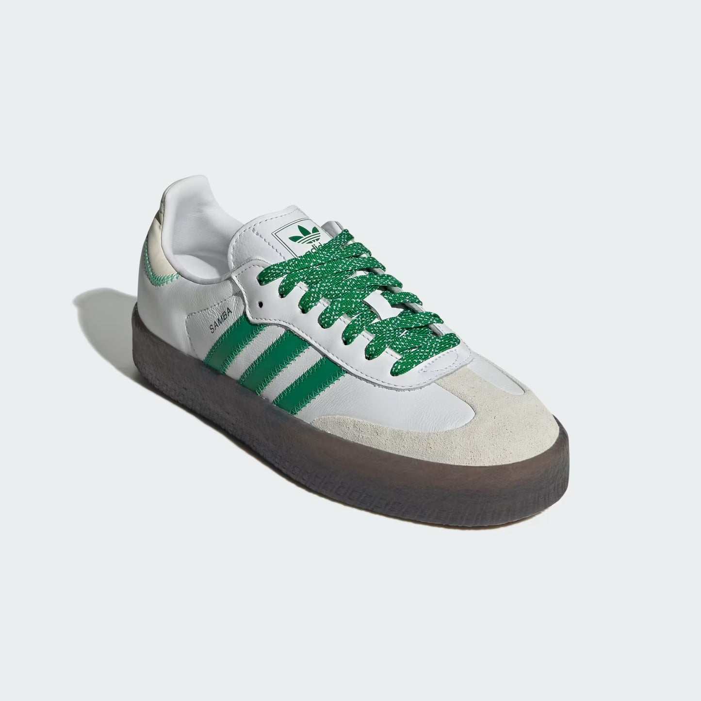 Adidas SambaE Cloud White Green