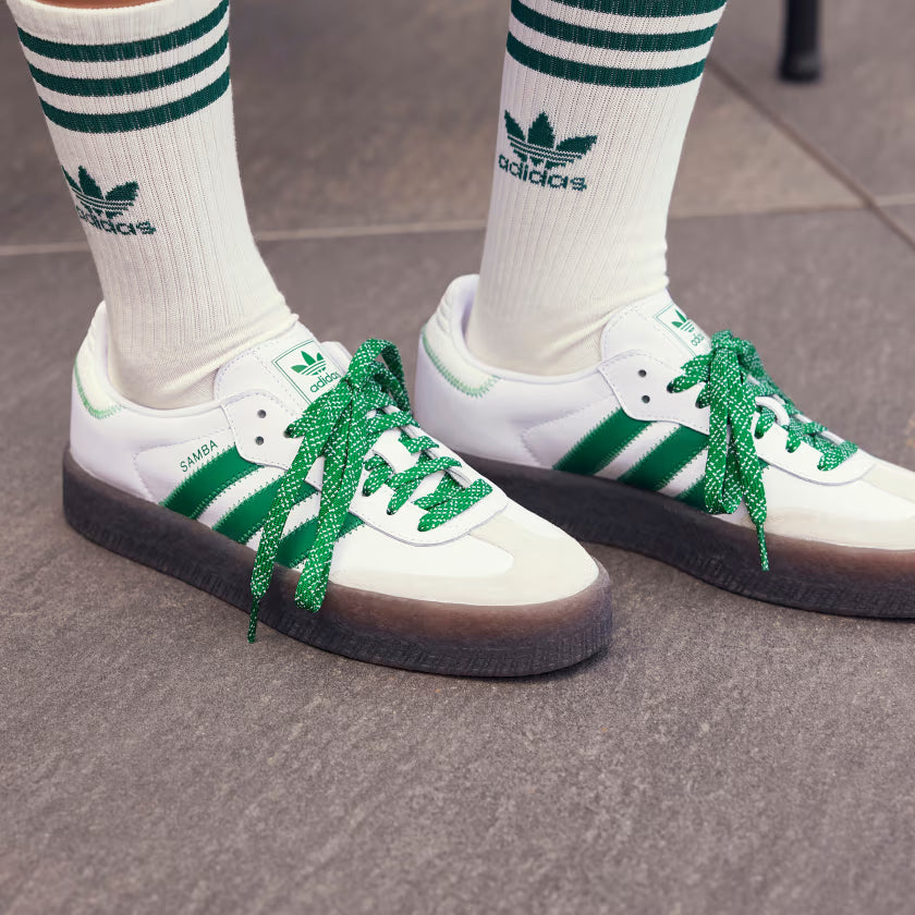 Adidas SambaE Cloud White Green