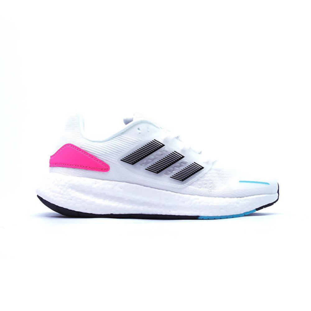 Adidas PureBoost 22 White Black Fuchsia