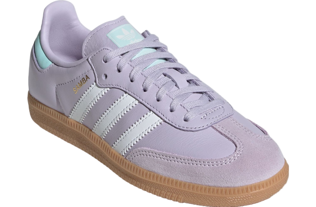 Adidas Samba Purple Turquoise White