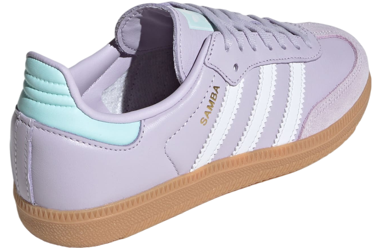Adidas Samba Purple Turquoise White