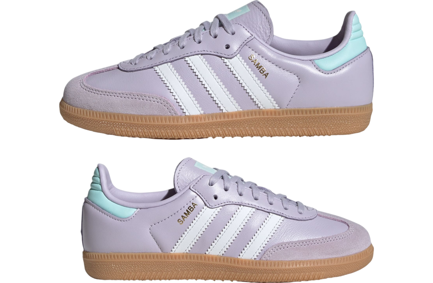 Adidas Samba Purple Turquoise White