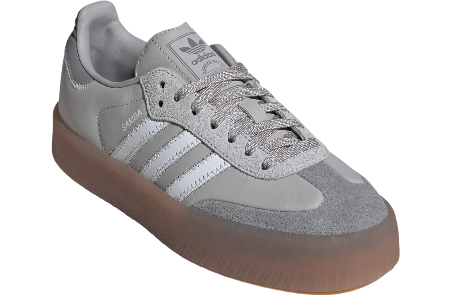 Adidas SambaE Grey Cloud White Gum