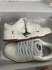Nike Dunk Low x Louis Vuitton White Brown Logo & Outsole