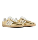 Adidas Samba Gold Metallic Cracked White