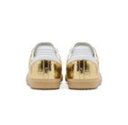 Adidas Samba Gold Metallic Cracked White